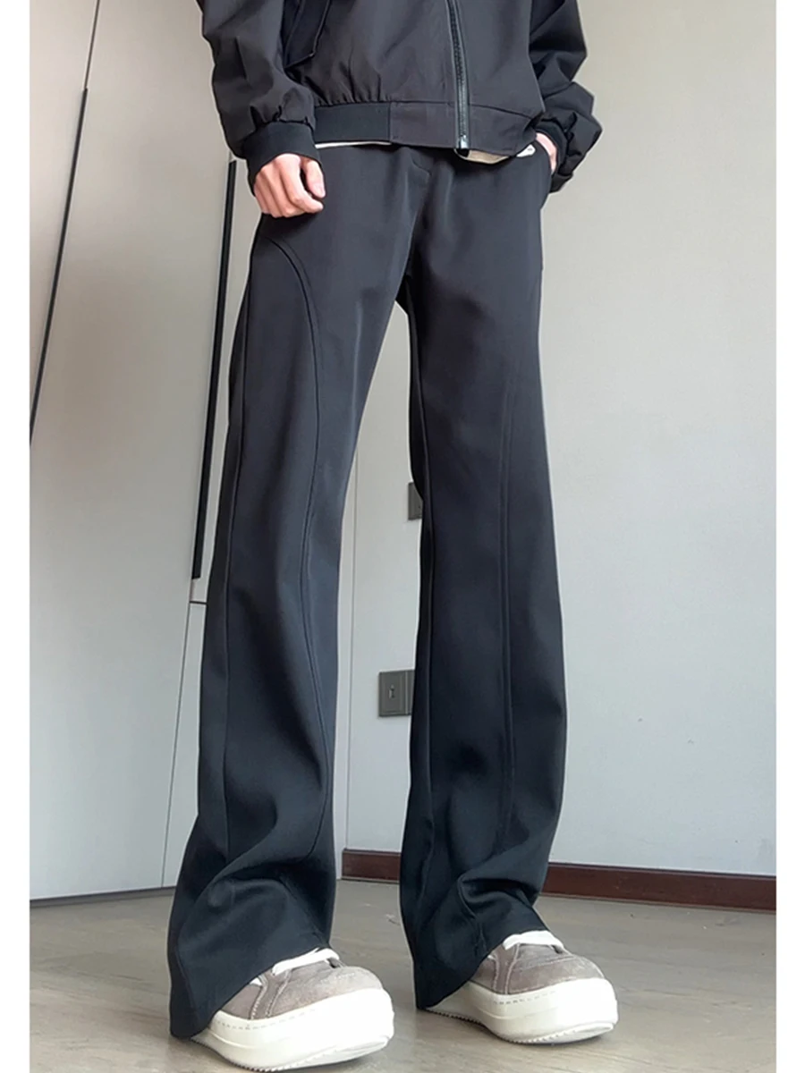 

Мужские брюки Cleanfit Bla Knife прямого кроя, облегающие, в американском стиле, повседневные, модные, для подростков, весенние, из полиэстера