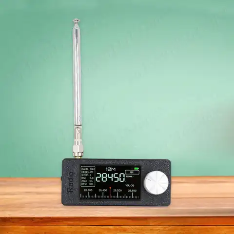SI4732 Pocket Radio with FM/AM/LSB/SSB & 0.5-108MHz All-Band Reception