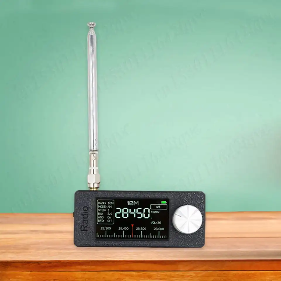 SI4732 Pocket Radio with FM/AM/LSB/SSB & 0.5-108MHz All-Band Reception