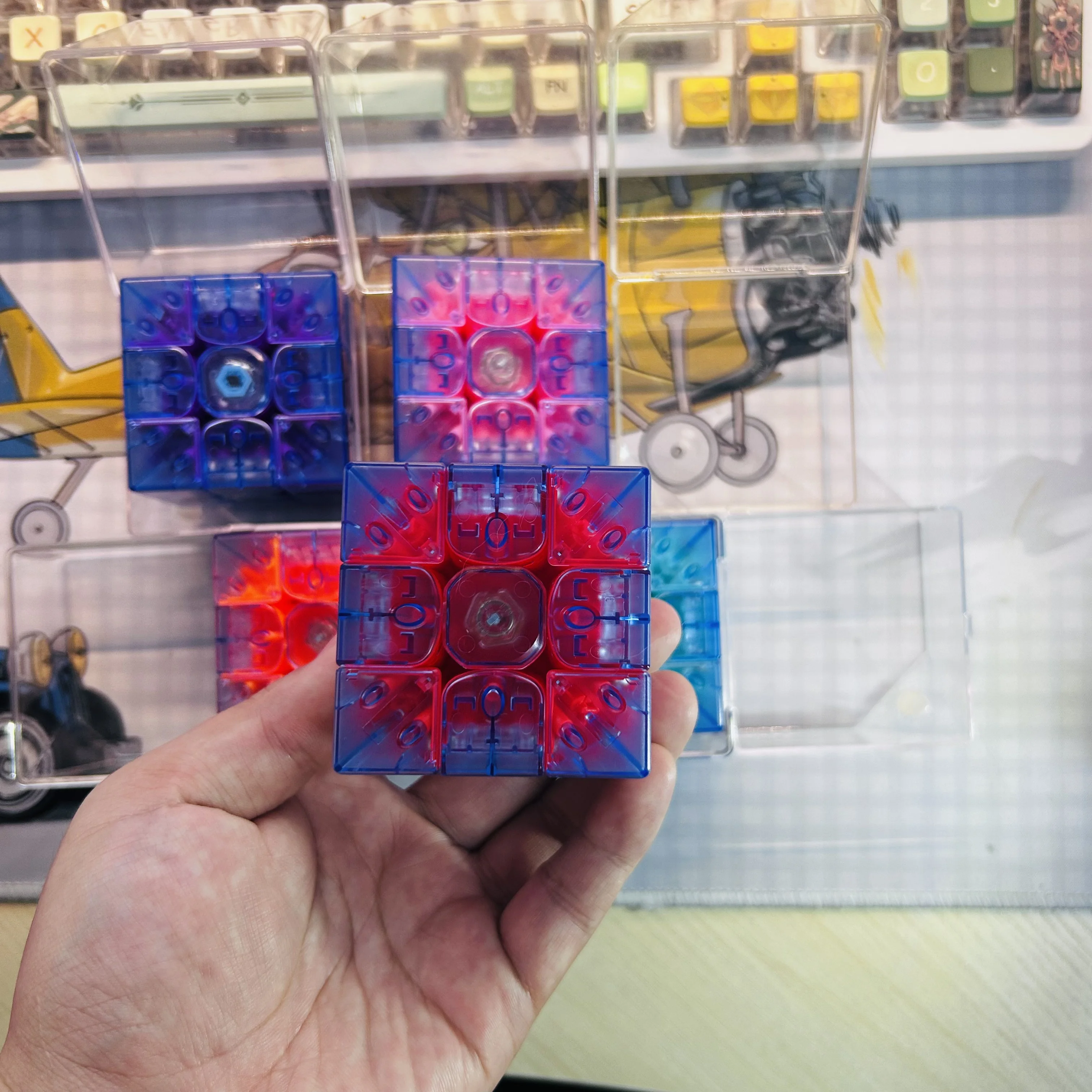 GAN 356X Limited Edition 3x3 Cube 3x3 Magic Cube Gan356X Sticker Maglev  Magnetic Cube Puzzle Toys for Kids