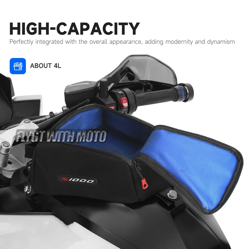 Motorcycle Accessories For BMW S1000XR 2020-2025 Motorcycle Fuel Tank storage bag black Waterproof Liner S1000 XR
