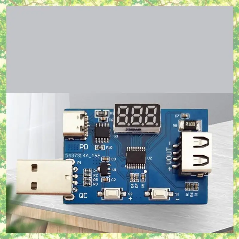 Smart-QC2.0 QC3.0 PD3.0 Decoy Module 3.6-20V Adjustable Multifunction Voltage Charging Head Test Aging Module