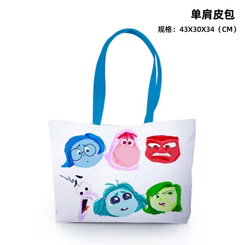 Disney-Bolsa de couro de ombro para mulheres, anime, periféricos, bolsa PU, grande capacidade, deslocamento de dentro para fora, 2, presentes, filme