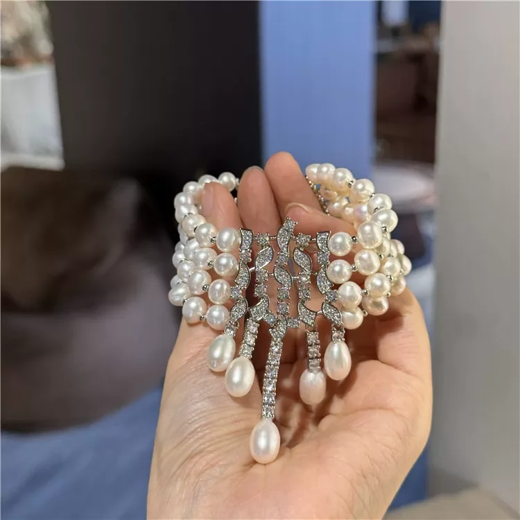 multi-layer-luxury-bracelet-with-natural-freshwater-pearls