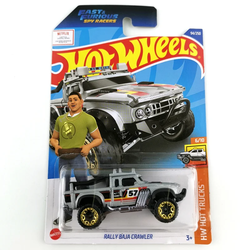 

2022-94 Hot Wheels RALLY BAJA CRAWLER 1/64 Коллекционная Металлическая Модель литья под давлением, игрушечные автомобили