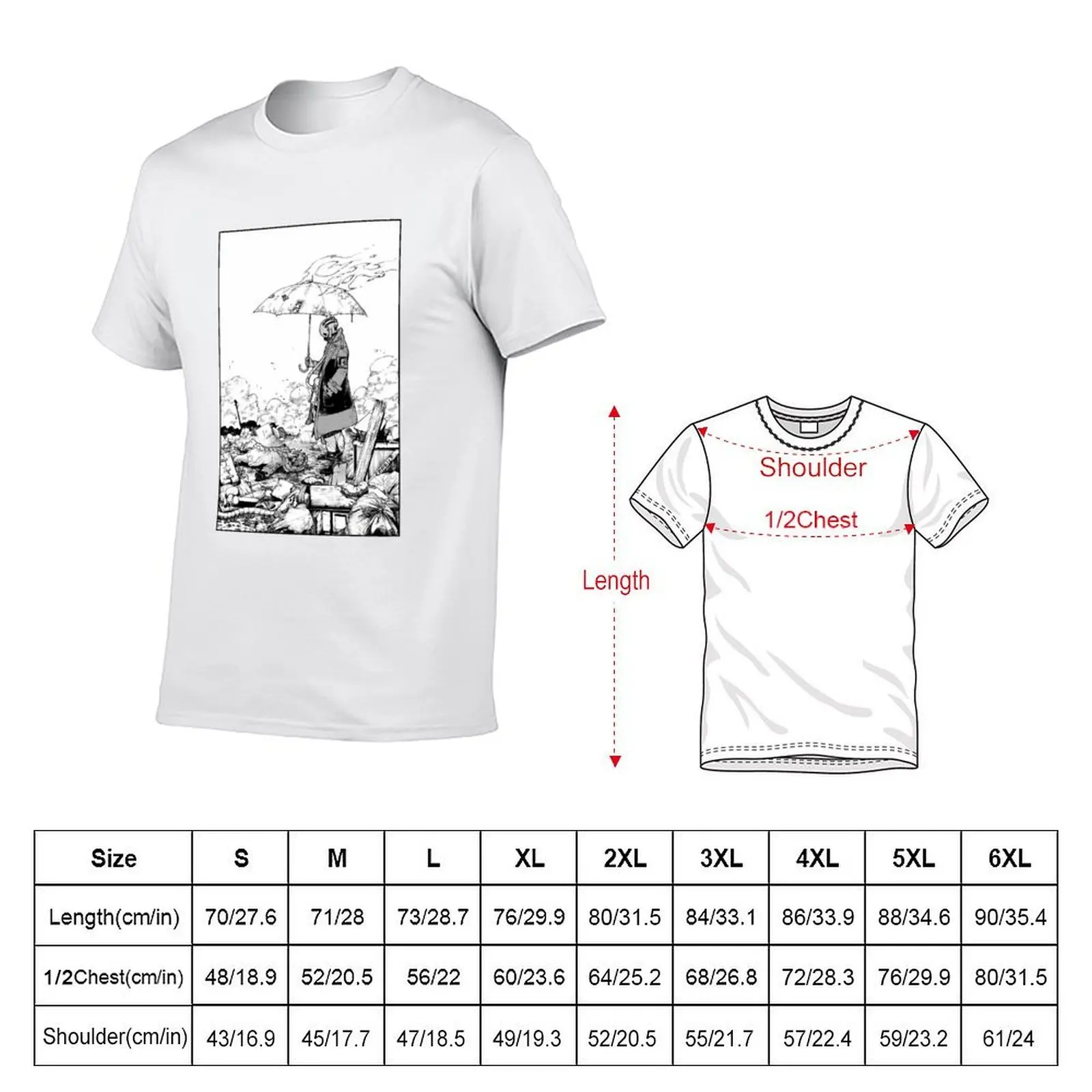 Gachiakuta-البار تي شيرت تي شيرت للرجل 100 بالمائة قطن تي شيرت رجل عادي تي شيرت للرجل جرافيك تي شيرت كلاسيكي #5