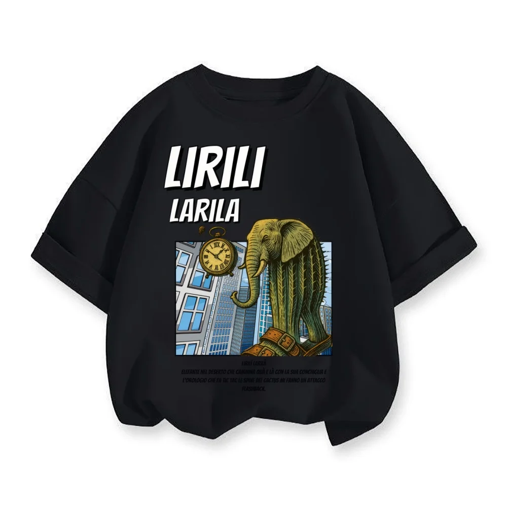 

Italian Brainrot Short Sleeve Shirt Baby T-shirt Boy Girl Tees Cotton Clothes Tung Tungtung Sahur Figure Tops Casual Shirts Gift