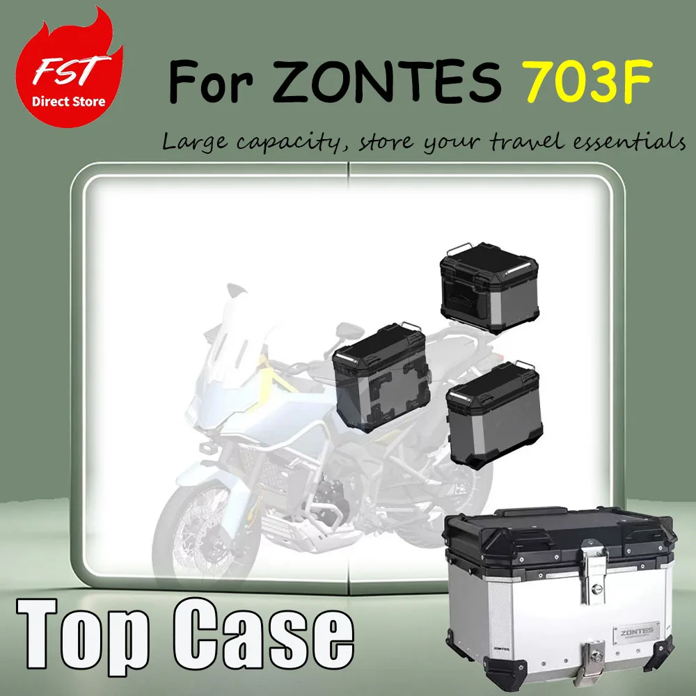 For ZONTES 703F, replacement accessories include aluminum rear compartment side panels and original factory parts for the trunk.