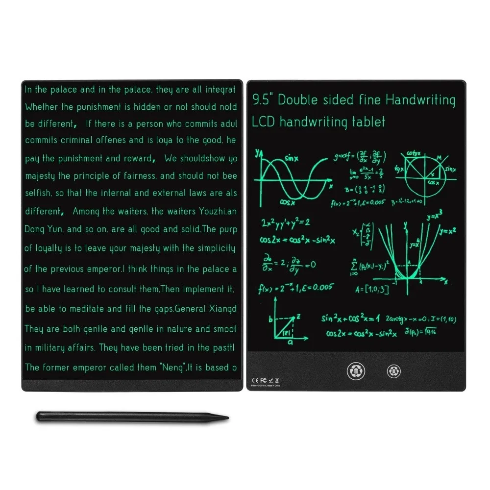 Full Screen LCD Writing Tablet Superfine Handwriting Lightweight Electronic Drawing Board Pocket Design Digital Notepad Doodle