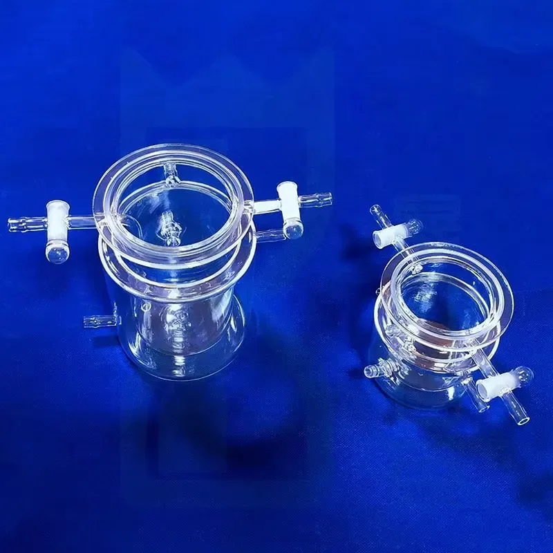 Quartz Double Wall Immersion Well for Photochemical UV Photocatalytic Reactor 100ml 250ml 500ml 1000ml