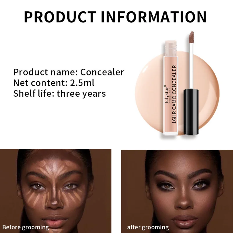 Cosmetics Concealer Foundation Cream Full Skin Professional Face Blemish Cover Dark Spot Tattoo Contour Makeup Liquid Concealer