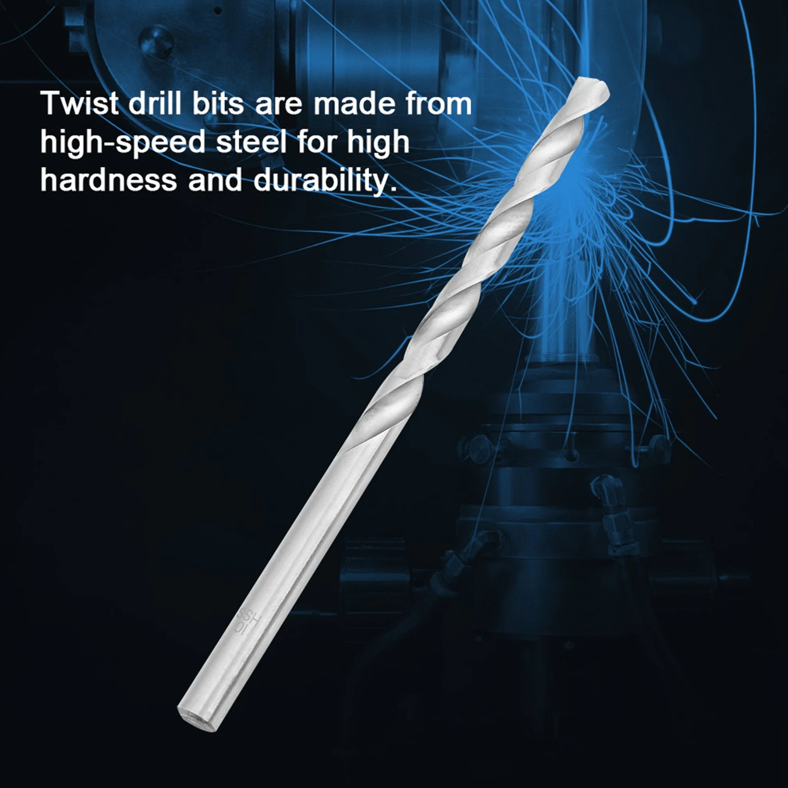 

Удлиненное высокоскоростное стальное спиральное сверло с прямым хвостовиком 4-10 мм для сверления древесины, спиральное сверло, спиральное сверло