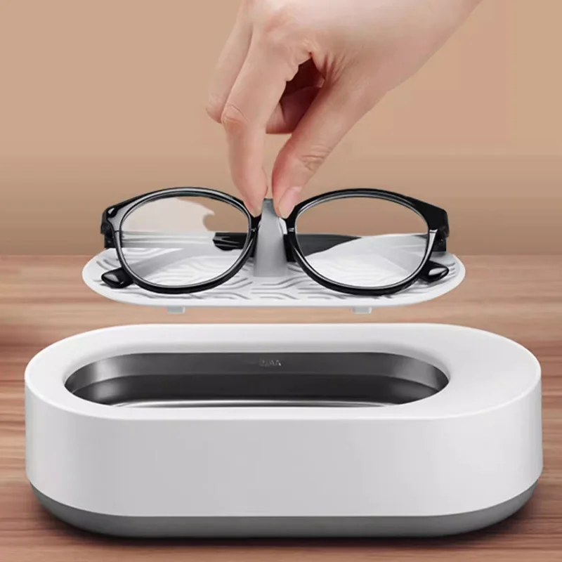 Eraclean Ultrasonic Cleaner Cleaning Machine DC12V Mini Glasses Jewelry Denture Cleaner 45KHZ Portable Household Cleaner