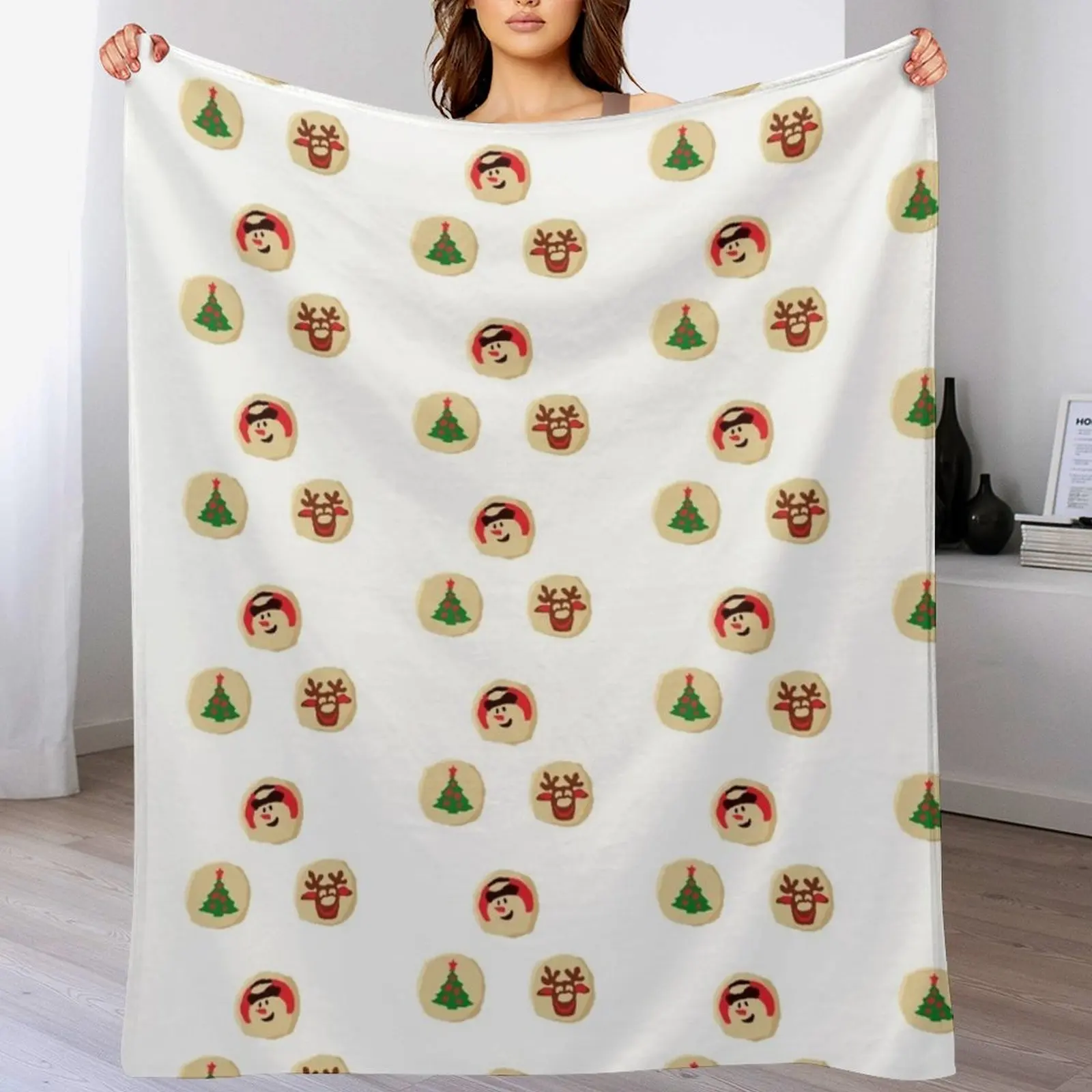 

Pillsbury Christmas Cookies Throw Blanket Decorative Sofas blankets and throws Blankets For Baby Summer Blankets