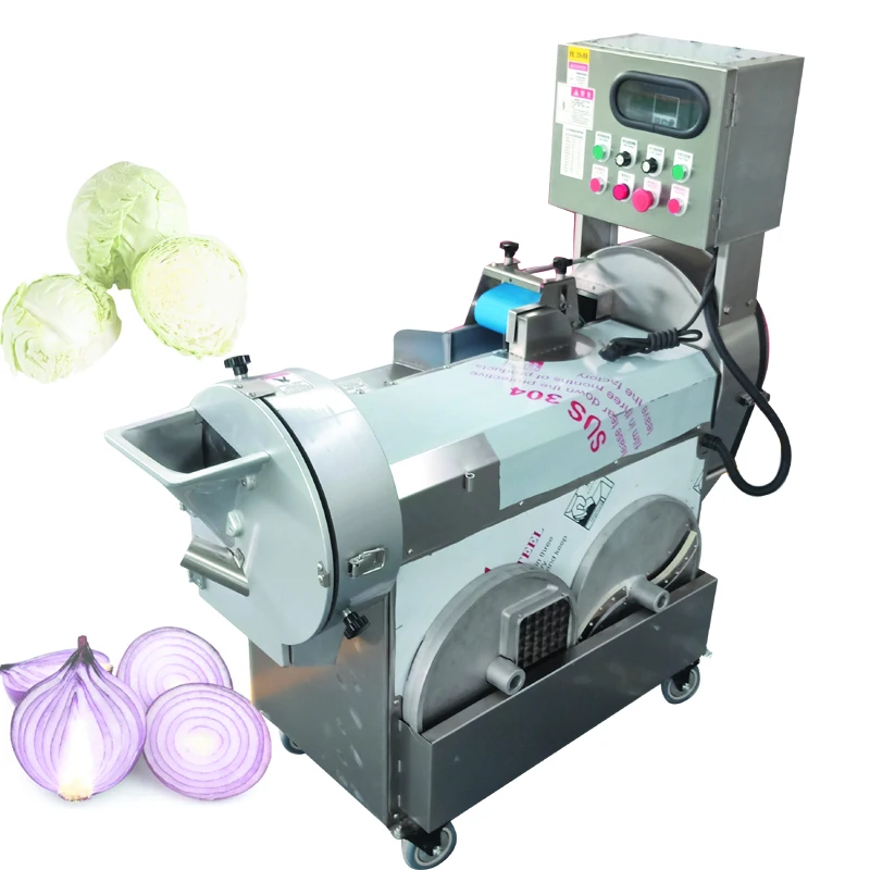 Commercial Vegetable Cutting Machine Multifunctional Vegetable Cutter Quickly Process Vegetables Slicing Shredding Dicing Segmen