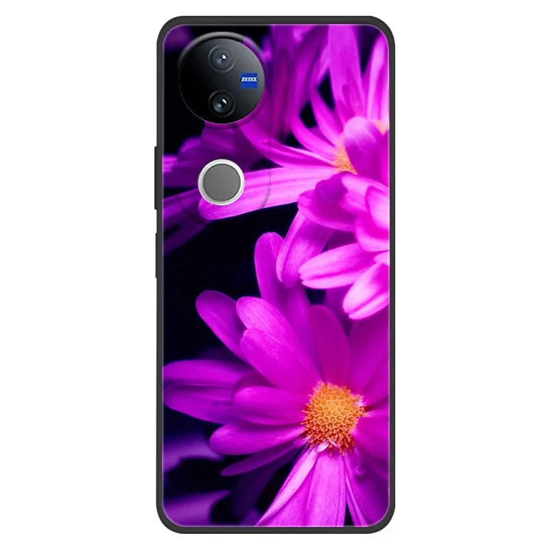 ل VIVO V50 5G V50 لايت النسخة العالمية حافظة فاخرة الهاتف السيليكون واقية الغطاء الخلفي ل VIVO V50 حالات للصدمات كابا شل #6