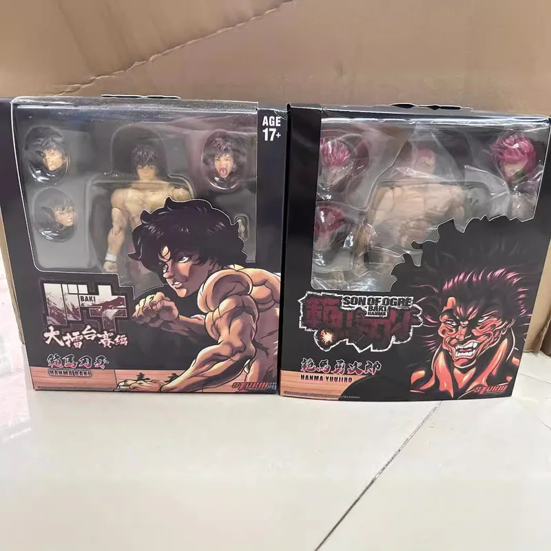 Storm Toys Hanma Yujiro Figure St 1/12 Grappler Serie Anime Figures Movable Pvc Models Statue Collectible Dolls Boys Toys Gifts