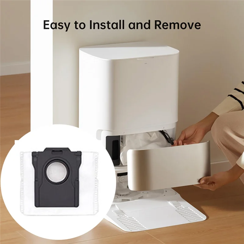 

A23Q-20PCS Mop Cloths Dust Bags For Dreame X40 Ultra X30 Ultra L40 Ultra For Dreame L10s Pro Ultra Robot Vacuum Cleaner Parts