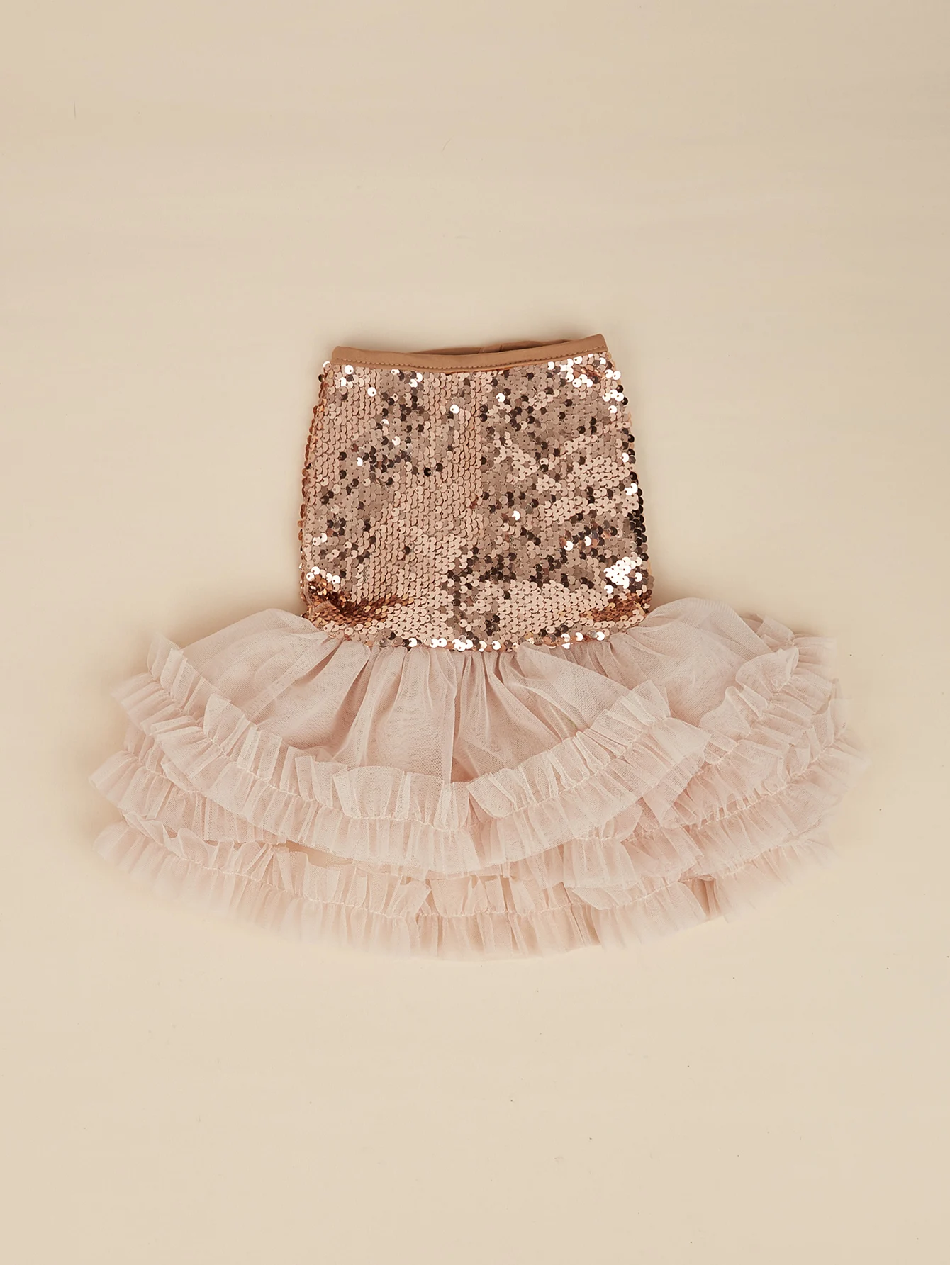 Dog Dress Girl Dog Sleeveless Clothes Sequin Pet Apparel Doggie Tutu with Tulle Cat Clothing Puppy Dresses Doggy Costume