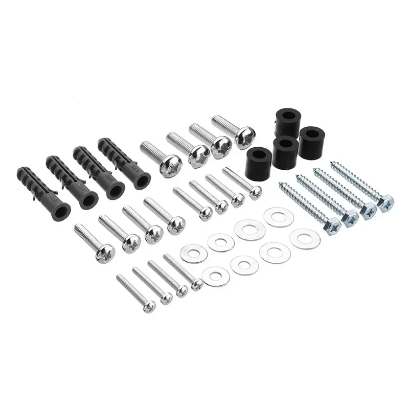 Kit de montaje Universal VESA para TV y Monitor, arandela de tornillo para montaje en pared, espaciador, Kit de Hardware (M4, M5, M8, M10)