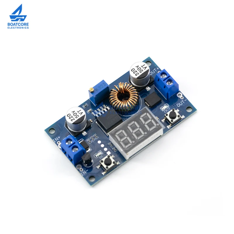 1/3/5PCS XL4015 Step Down Module 5A 75W DC-DC Buck Converter Adjustable Charger LED Driver with Voltmeter