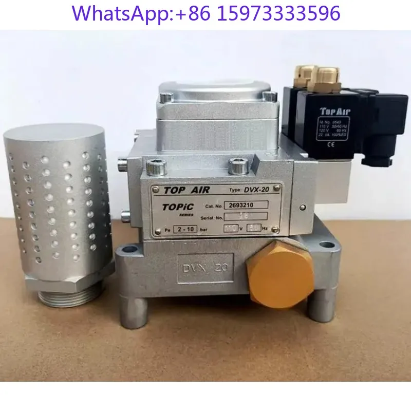 1 pieza Válvula solenoide de doble seguridad DVX-15 DVX-20, Embrague neumático de doble válvula para prensa punzonadora, Válvula de corte de seguridad para control de aire