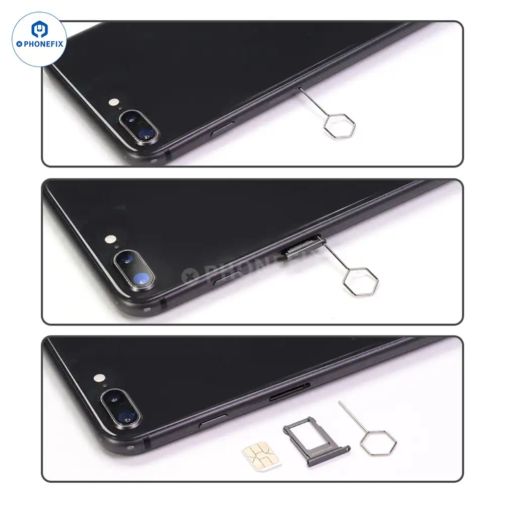 10/500pcs Sim Card Tray Removal Eject Pin Key Tool Stainless Steel Needle for iPhone Samsung Huawei iPad Tablet SIM Card Opener