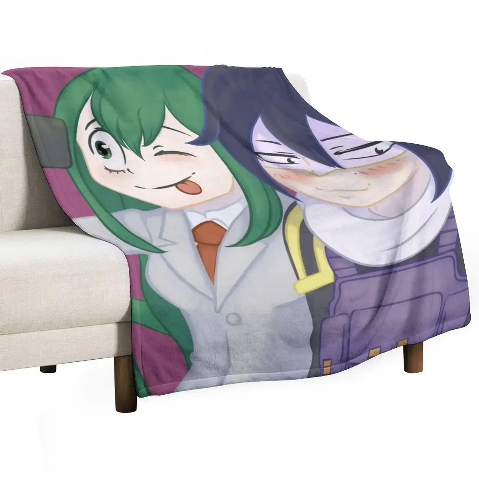 Froppy + Suneater Selfie Throw Blanket Thin Soft Plush Plaid Bed covers Plush Blankets