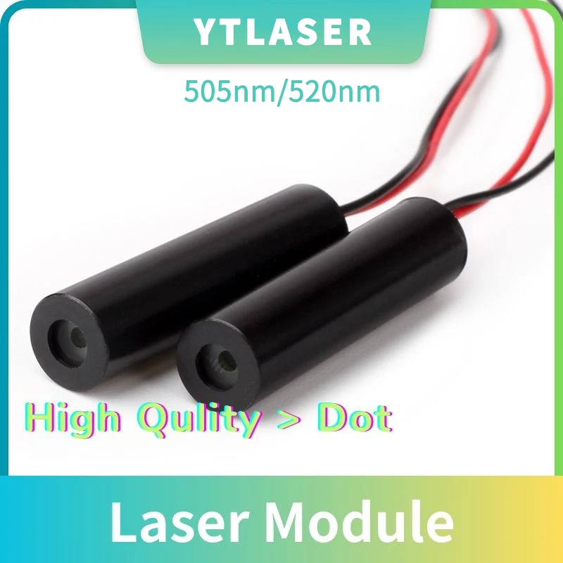 Glass Lens 8x32mm Green Dot Laser 10mW 30mW 505nm 520nm Laser Module Diode For Projecter Infrared Sight DPSS Light Lamp