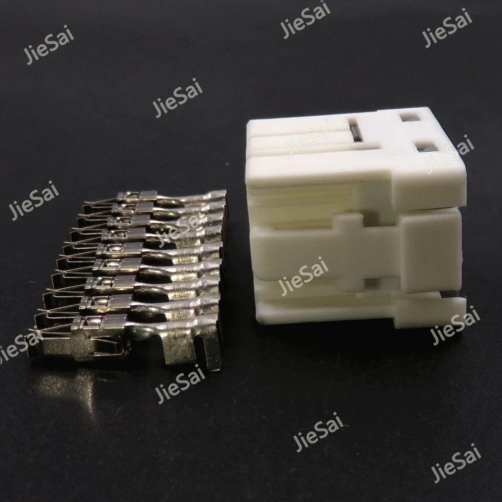 9핀 배선 하네스 커넥터 2-968307-2 비밀봉 소켓 3.5 시리즈 화이트 자동차용 파워 앰프 플러그