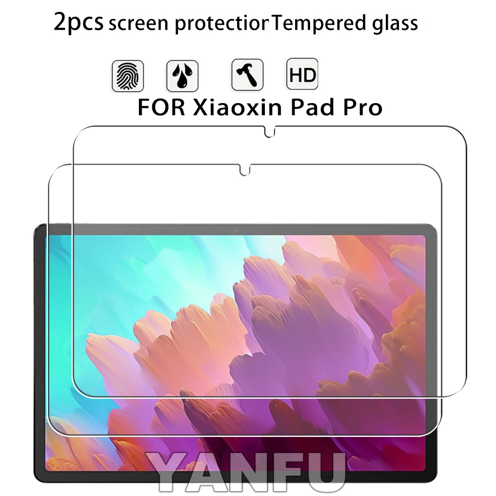

2PCS Tempered Glass For Lenovo Xiaoxin Pad Pro 12.7 2023 2024 2025 12.7 Screen Protector For Xiaoxin Pad 2024 11 inch Glass Film