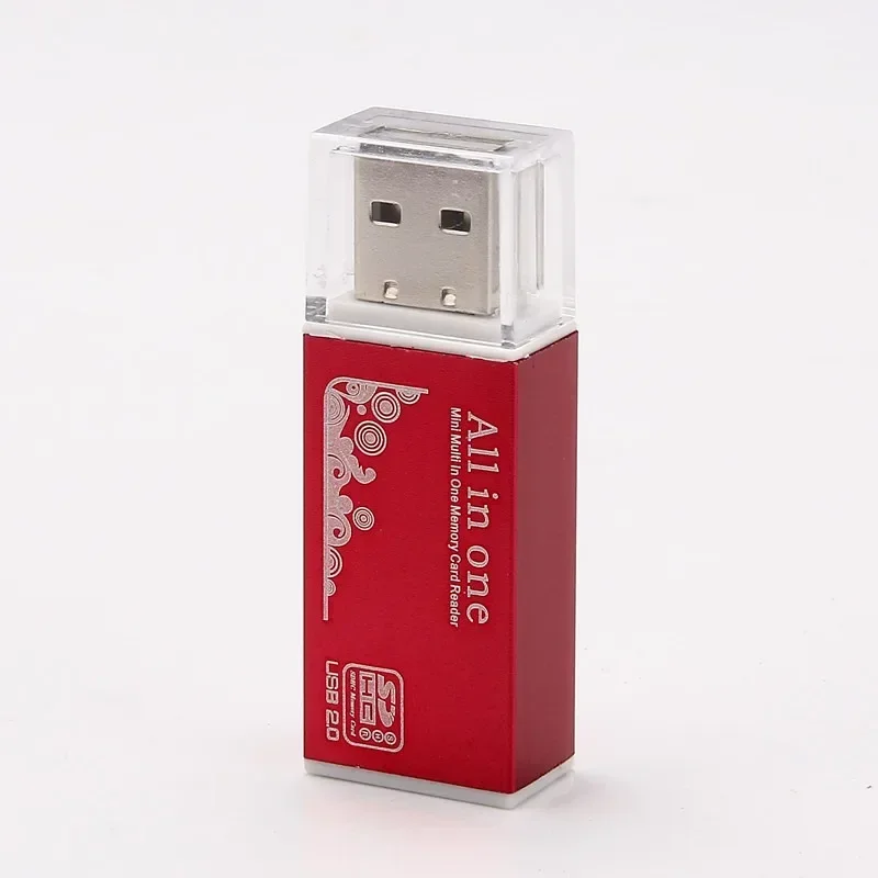 Adaptateur de lecteur de carte Micro SD 4 en 1, SDHC MMC USB T-Flash M2 MS Duo USB 2.0, 4 emplacements