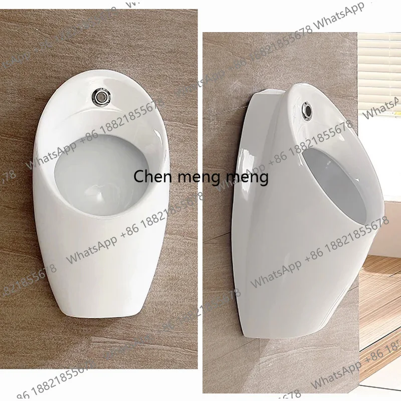 

10 Ceramic urinal built-in induction nozzle hanging urinal floor wall row men's urinal