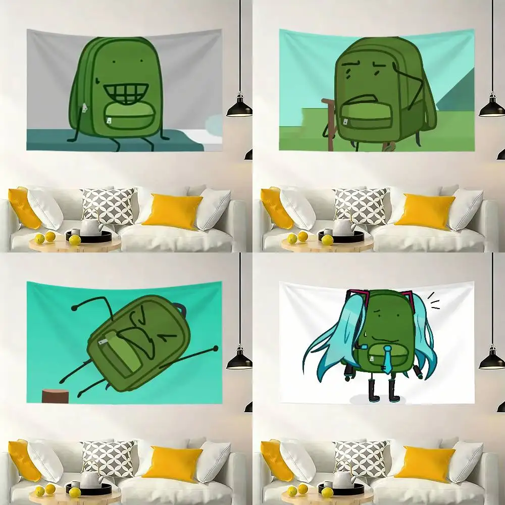 

BFDI Kawaii Liam Flag Outdoor Decorations for Bedrooms Home Decor Items Decoration Banners