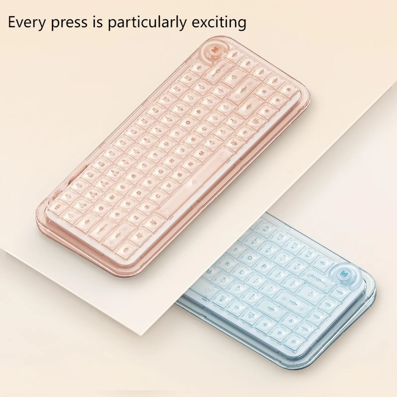 Wireless The Third Mock Examination Mechanical Keyboard Transparent Body Is Suitable For Business Office Electronic Game Players