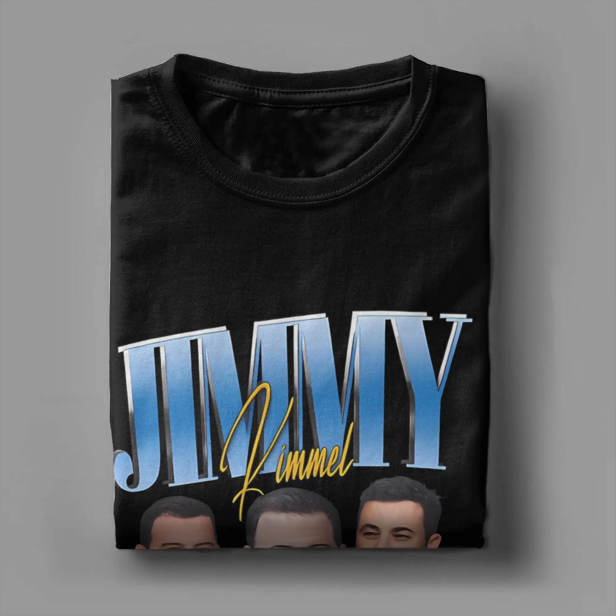 Хлопковая футболка с принтом Джимми Киммелла для мужчин, летние футболки в уличном стиле, оригинальные футболки, большие размеры, горячая распродажа, топы