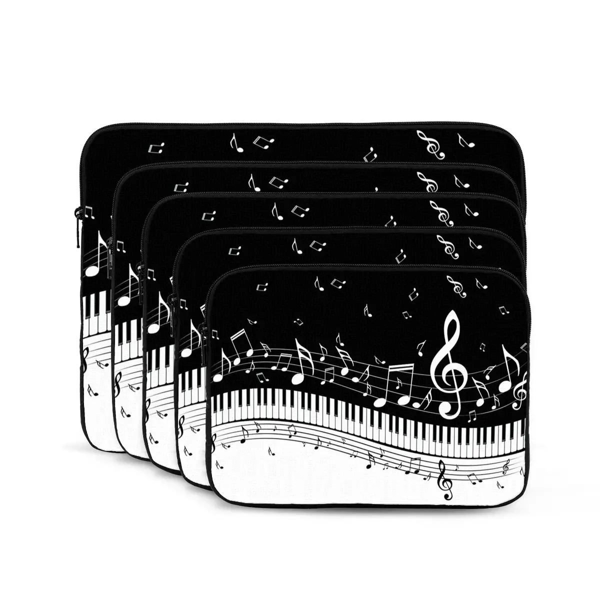 

Абстрактные клавиши фортепиано с музыкальными нотами, сумка для ноутбука, чехол для ноутбука, чехол для ноутбука, противоударный чехол для планшета, сумка