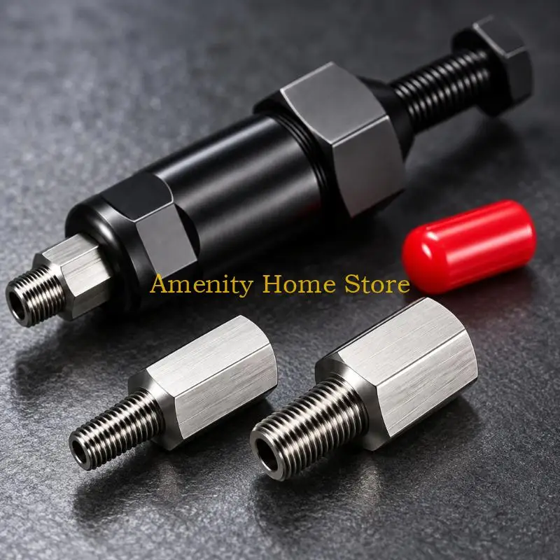 F26C Threaded Grease Fitting Unclogging Tool with Removable Parts and Defined Tool Flats for Controlled Manual Operation