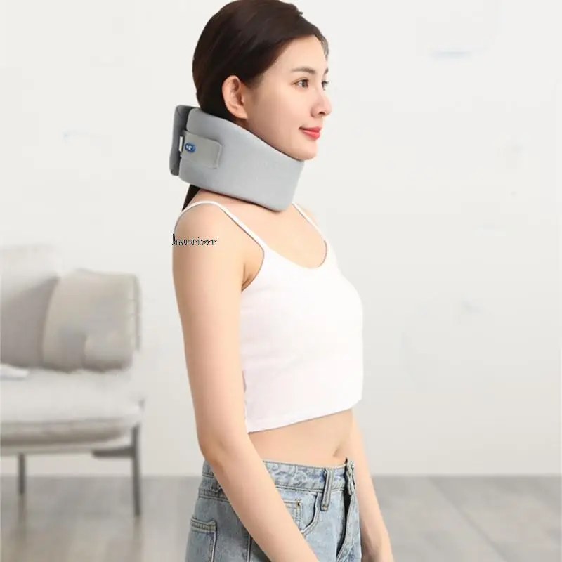 Neck collar with sponge neck guard, soft neck brace, cervical spine fixation and protection cover