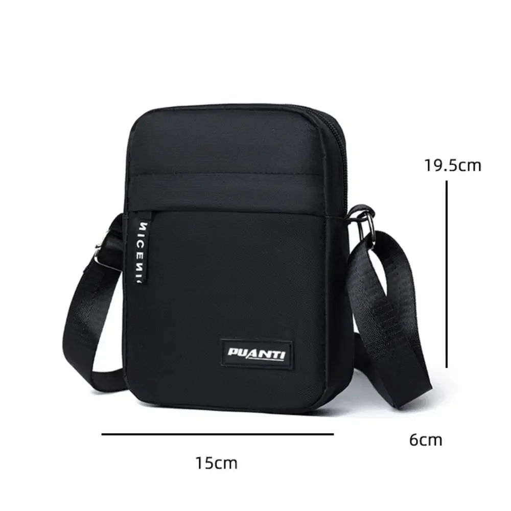 Mini Nylon Shoulder Bag Men Solid Color Crossbody Casual and Fashionable Retro Bag Business Crossbody Bags for Men Hand Bag