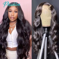 Phashion 13x6 13x4 Transparent Lace Front Human Hair Wigs Pre Plucked For Women Body Remy Human Hair Lace Frontal Wigs On Sale