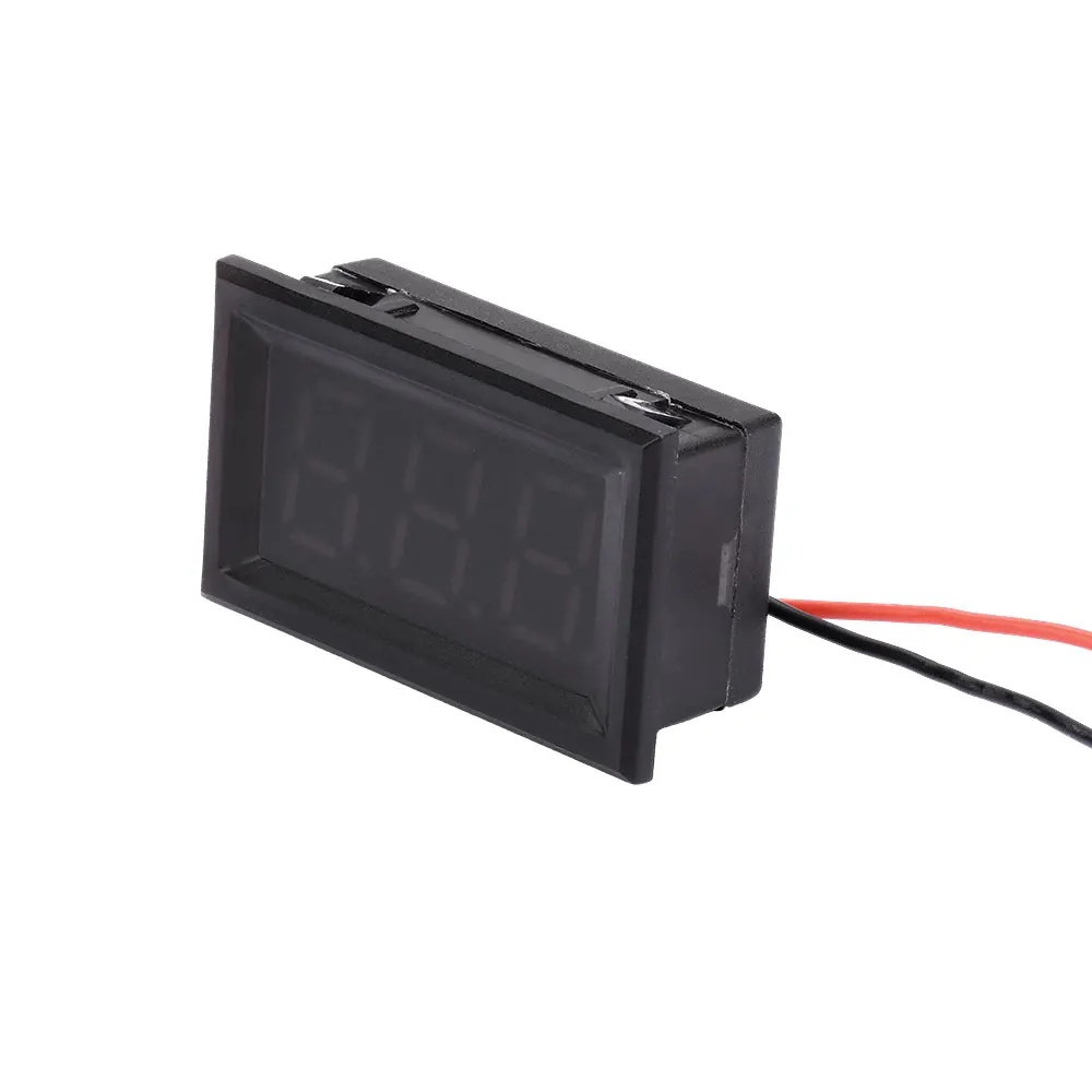 Waterproof Voltage Meter DC 4.5-30V Waterproof Golf Cart Digital Voltmeter 12V 24V LED Battery Monitor for Cars Boats Motorcycle