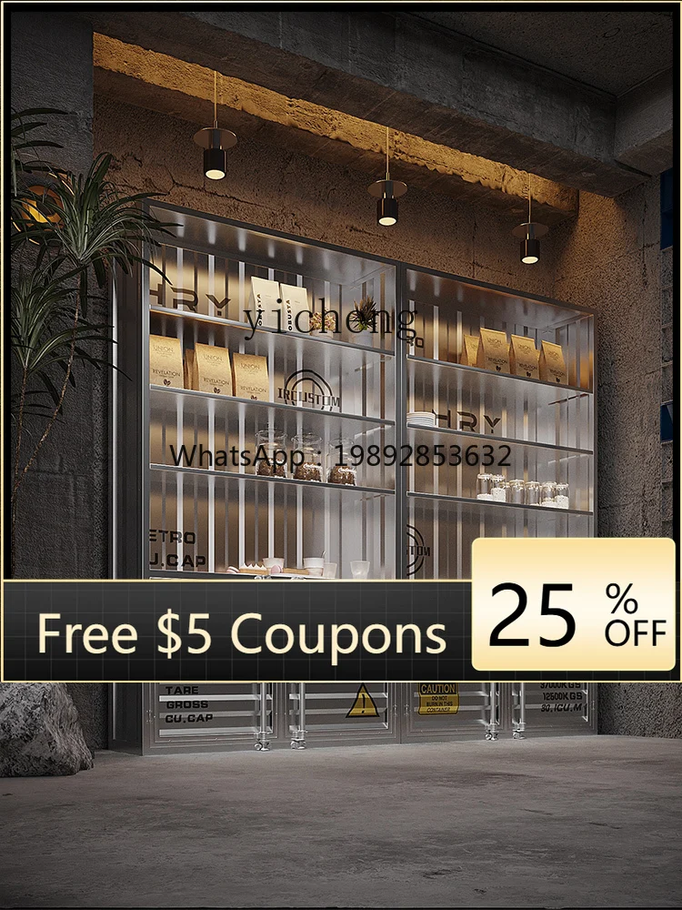 

Creative Product Display Rack Figure Display Cabinet Industrial Wind Storage Rack Commercial Display Shelf