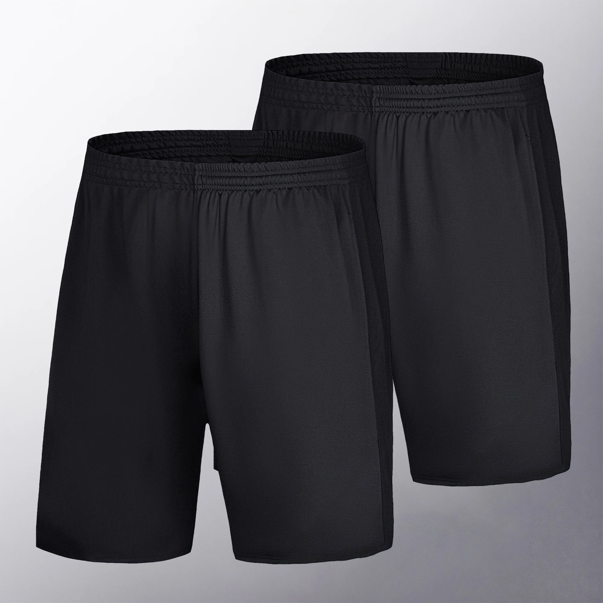 1/2/5 Pack Men's Training Shorts with Pockets Quick Dry Lightweight Athletic Running Shorts with Elastic Waistband for Gym