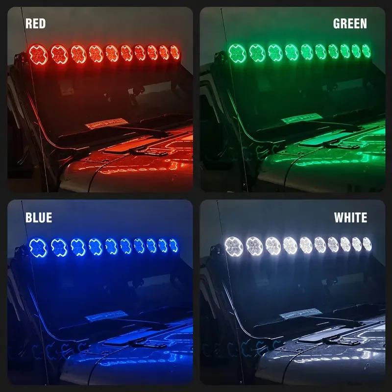 37 Inch 12V 5700K Waterproof Strobe Roof Rack LED Light bar for Car Vehicle OffRoad Can Am SUV bar Light 4X4 UTV Truck