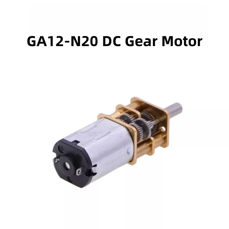 3V6V12V GA12-N20 5~40RPM Mini DC Gear Motor 1:1000 Speed Ratio Large Torque Low Speed DIY Model