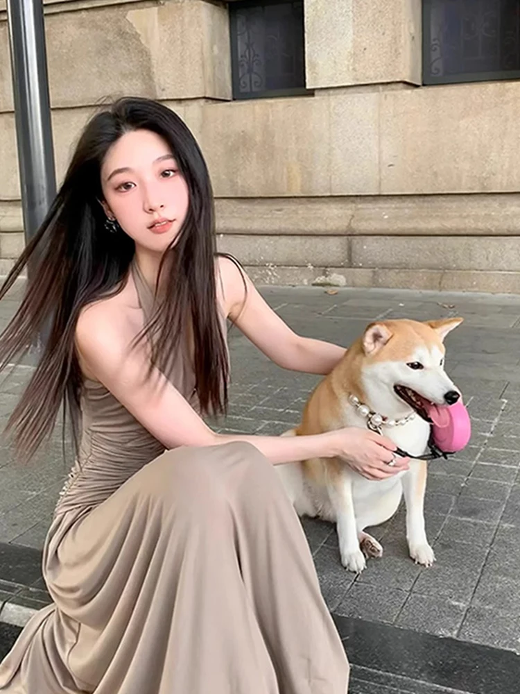 

Элегантное вечернее платье в стиле Хепберн с высокой талией, длинное, А-силуэта, с молнией, для свадьбы, дня рождения или вечеринки