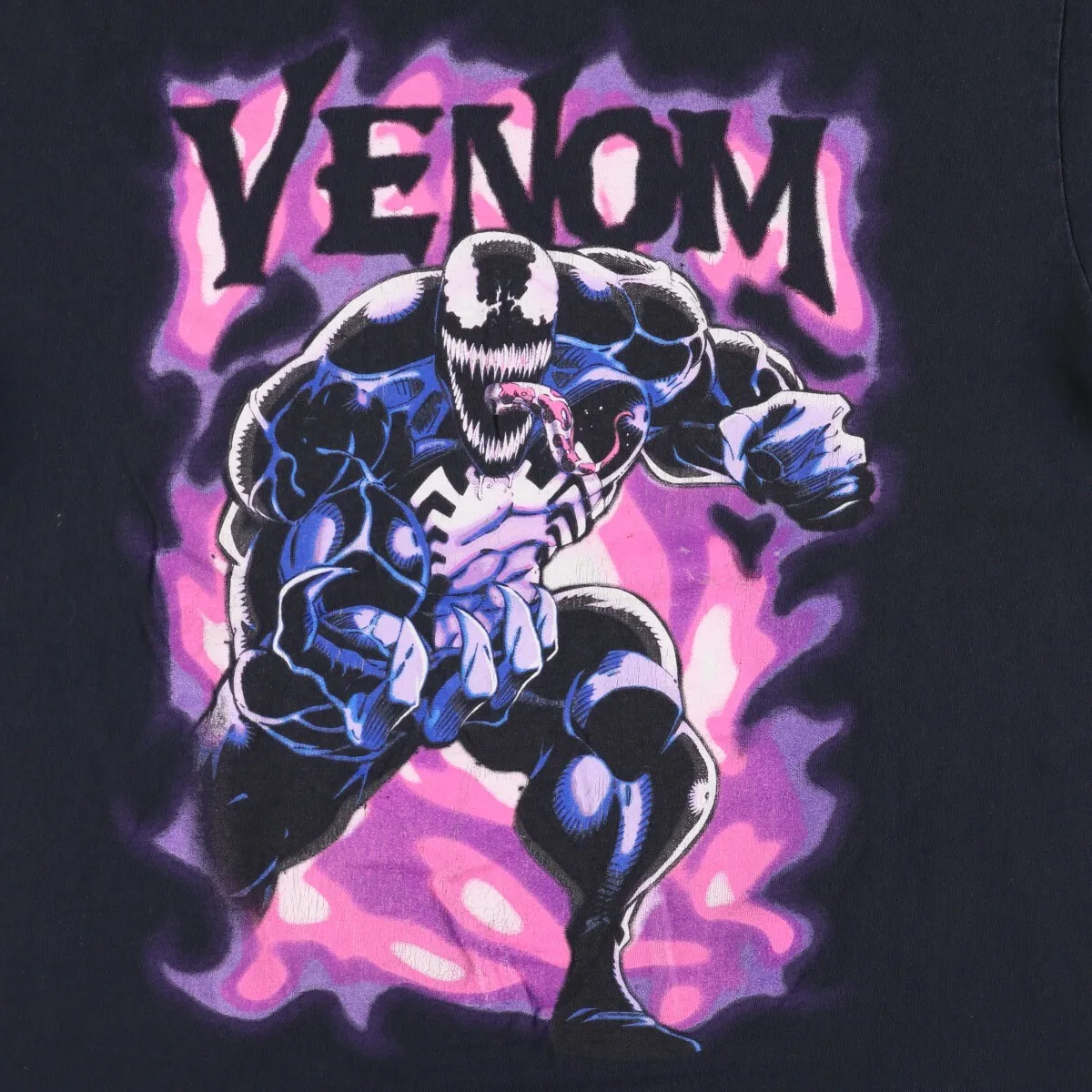 Summer Hot Selling Rare T-shirt Marvel Venom Printed T-shirt, Casual Retro Trend Men's Round Neck Short Sleeved T-shirt