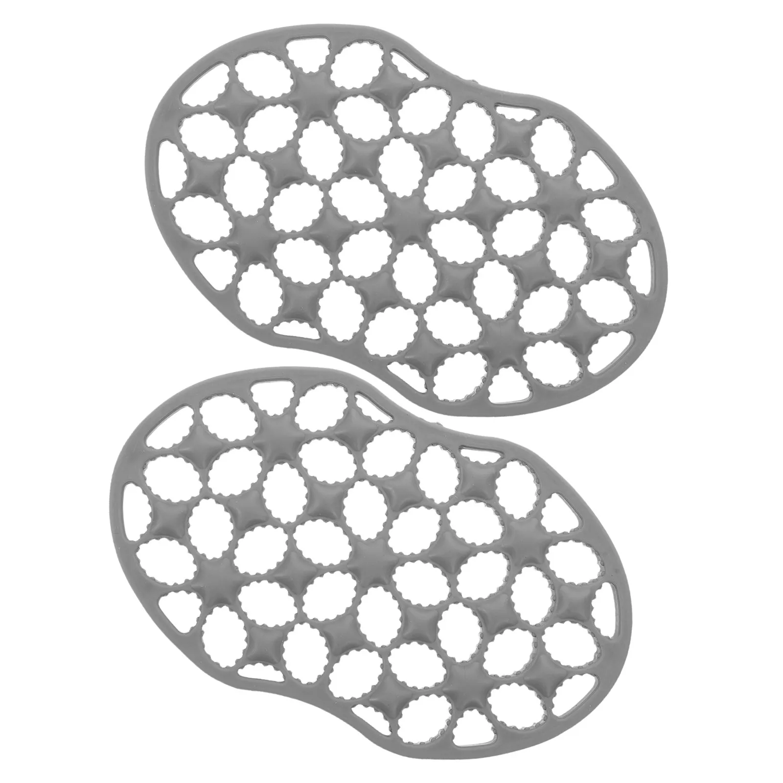 

Набор из 2 гибких расчесок для завивки волос из TPE, для афро-локоны, инструмент для придания объема, для салонов и домашнего использования, темно-серый