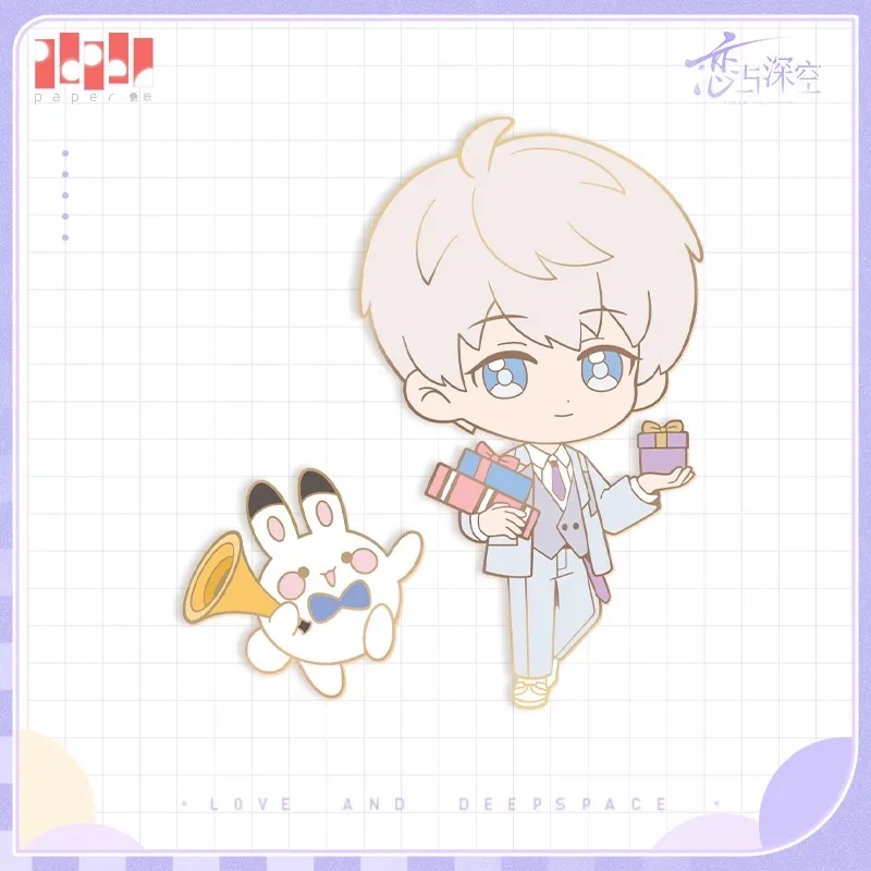 [Oficjalny Merch] Love and Deepspace Xavier 2024 Urodziny Niebiańska Wiadomość Akrylowy Stojak Metalowa Odznaka Pocztówka Polaroid